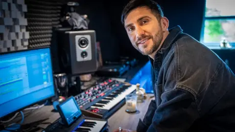 Hot Since 82 in his home studio