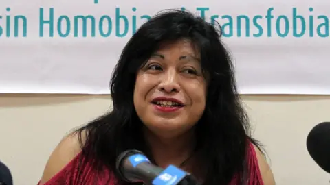 EPA Well-known Argentine activist for the rights of lesbians, gays, bisexual and transgender people (LGBT), Diana Sacayan