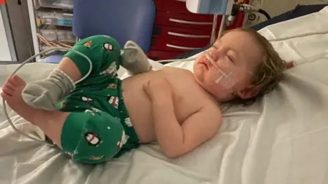 Other Hayley's six-month-old baby