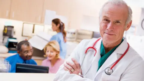 Getty Images Older doctor