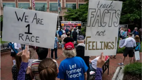 Getty Images Protesters in Virginia