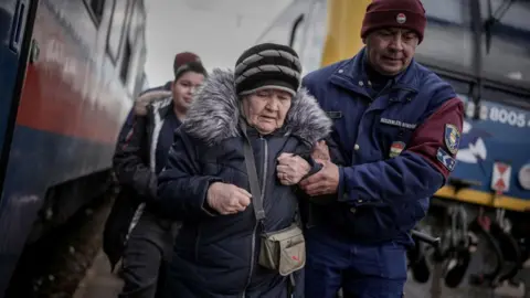 Getty Images Refugee in Hungary