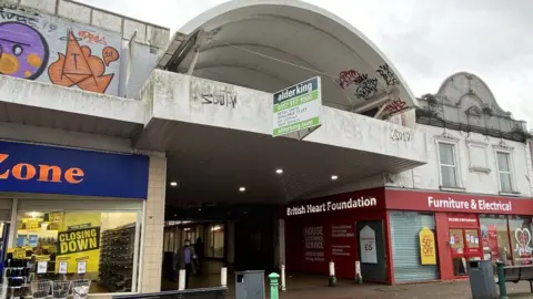 St Catherine's Place as seen from East Street in Bedminster