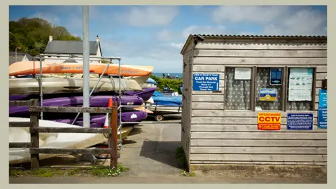 BBC Boats and a kiosk