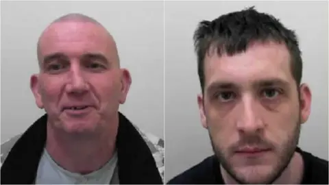 Anthony McCormick, 52, (l) Nicholas Briggs, 28 (r)