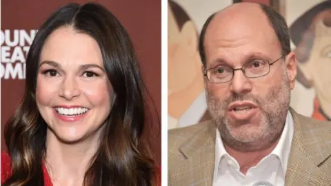 Getty Images Sutton Foster and Scott Rudin