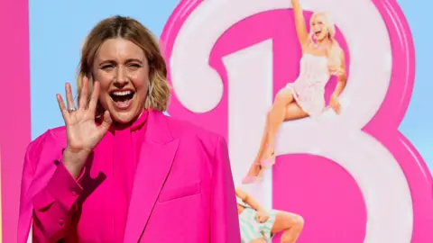 Reuters Greta Gerwig at Barbie premiere