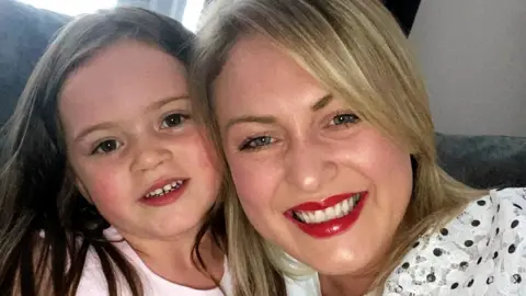 BBC Claire Scott and daughter Ava