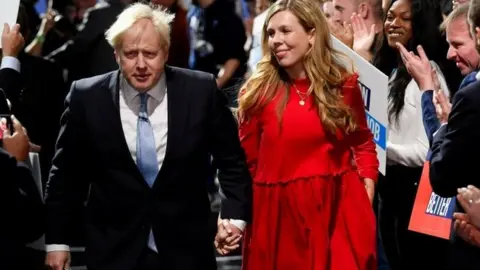 Reuters Boris and Carrie Johnson