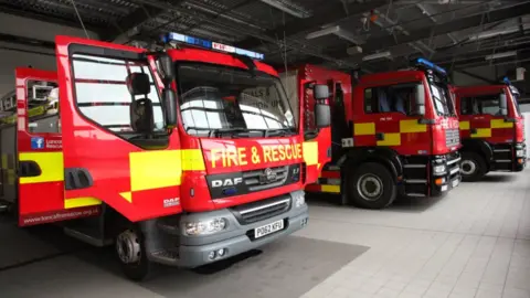 LFRS Fire engines