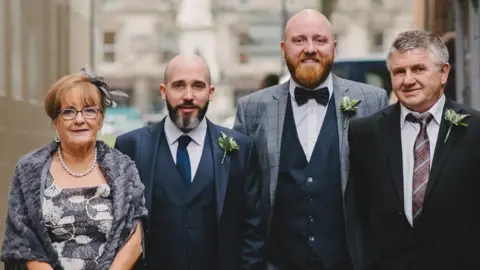 John O'Doherty John O'Doherty with his partner and parents