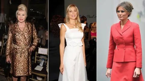 Getty Images Ivana, Marla and Melania