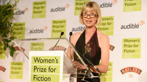 Getty Images Kate Mosse at the The Women's Prize for Fiction awards