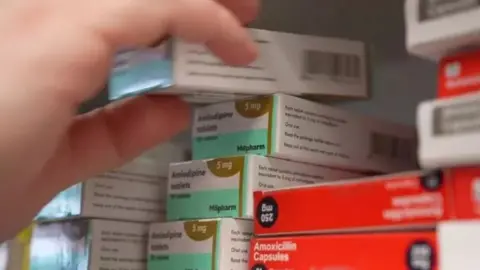 BBC Stack of prescriptions