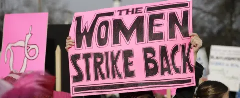 AFP People gather at Judkins Park during the Women's March in Seattle, Washington on January 21, 2017.