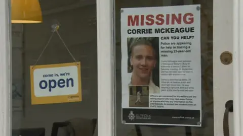 A Missing Corrie Mckeague poster