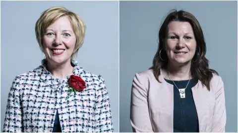 Alamy Lesley Laird (left) and Sue Hayman (right)