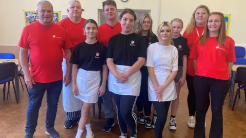 Leanne Brown/BBC Maxlife Youth Project helpers