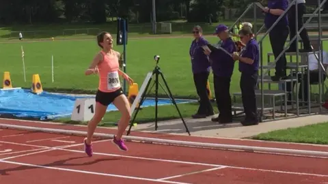 Ellie Lacey Ellie competing in the British Transplant Games in 2017