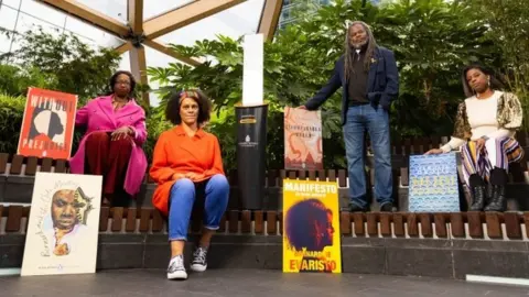 PA Media (Left to right) Authors Nicola Williams, Bernardine Evaristo, Steven Ian Martin and Irenosen Okojie