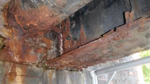 Leicester City Council Abbey Corner Bridge corrosion