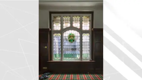 Friends of Glasshayes House Stained glass window