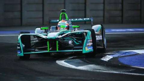 ALL SPORT/Getty Images Formula E racing car