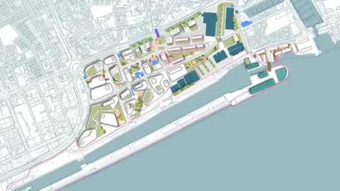 Hull City Council Map of the proposed development