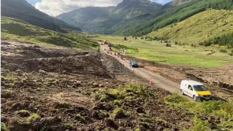 BEAR Scotland Traffic under escort