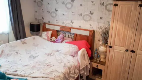 Carers in Bedfordshire  A sisters bedroom in Bedford before a makeover