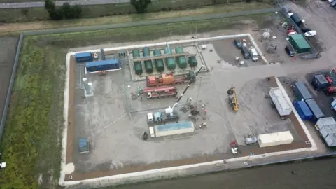 Egdon Resources Aerial view of site