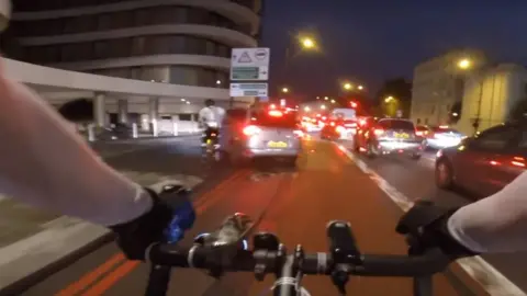 Ryan Sedgwick Cyclist helmet-camera footage