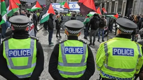 PA Police at anti-racism march