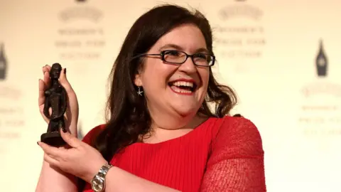 Getty Images Naomi Alderman with her prize