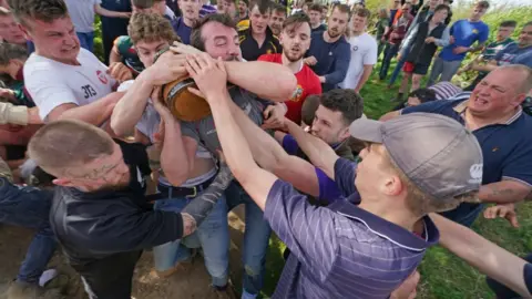 Hallaton Bottle Kicking 2022