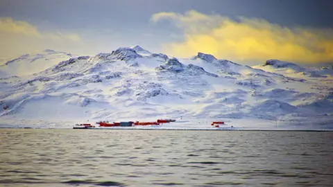 Getty Images Chinese base on King George Island in Antarctica