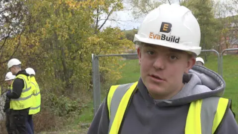 BBC Joe Costorphine at work site