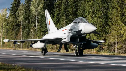 MOD CROWN COPYRIGHT Typhoon fighter jet