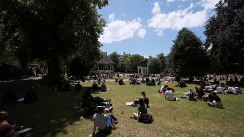 Reuters Forbury Gardens before the attack