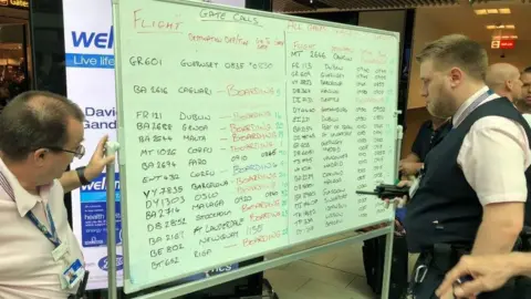 Edmund von der Burg Gatwick whiteboard chaos