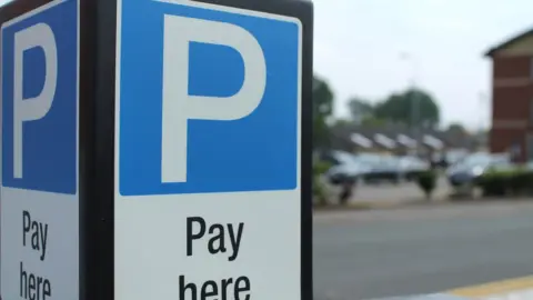 BBC A pay and display machine