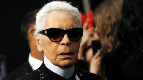 Getty Images Designer Karl Lagerfeld at Milan Fashion Week in 2017