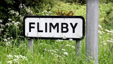 Cumberland Council A Flimby road sign