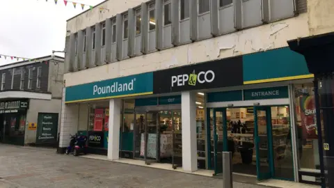 Richard Whitehouse/LDRS St Austell Town Centre which is the focus of a new £58m plan to revitalise the town