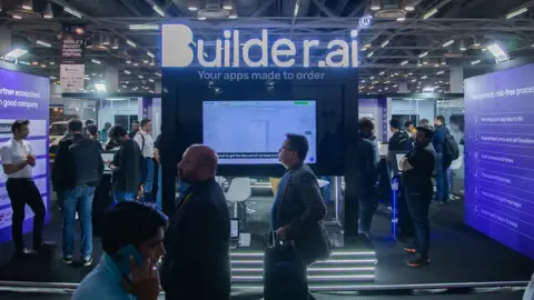 World Startup Convention A Builder.ai stall at the World Startup Convention