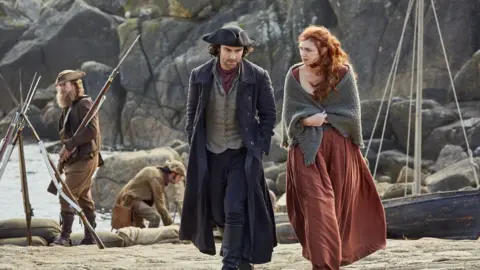 Mammoth Screen Eleanor Tomlinson and Aidan Turner