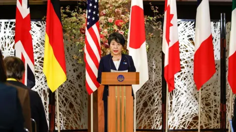 EPA Japan's foreign minister Yoko Kamikawa