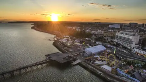 Getty Images Southend seafront aerial