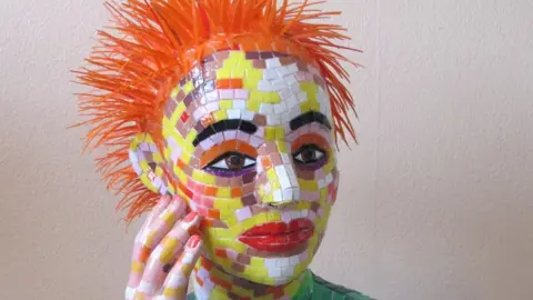 Peterborough Cathedral Sculpture made from recycled materials