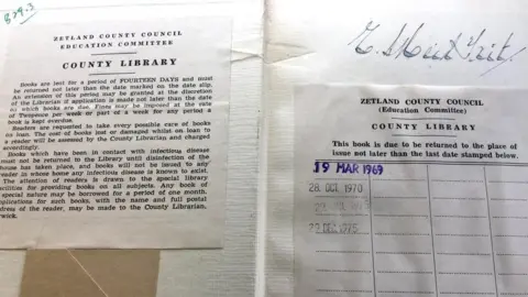 Shetland Library Returned book